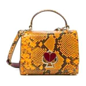 Kate Spade Nicola Python Embossed Leather Bag NWT